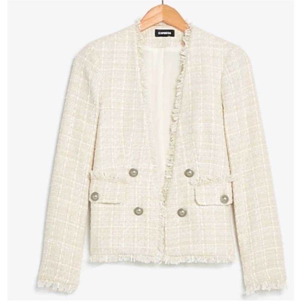 Express Tweed Boucle Jacket - Picture 9 of 12